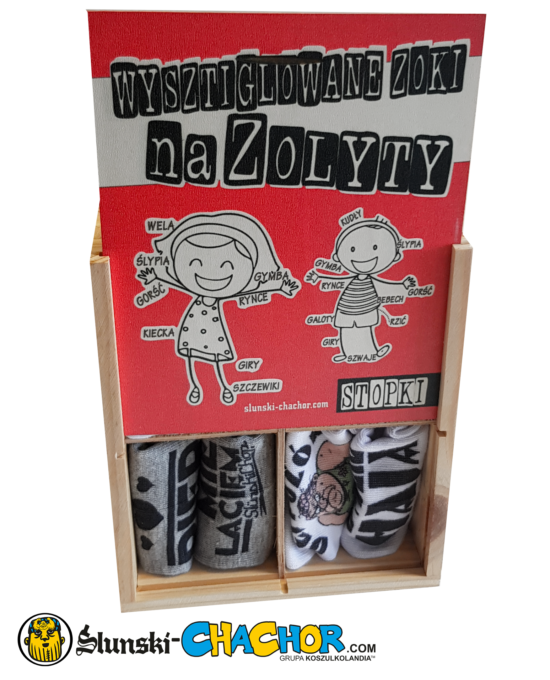 Wysztiglowane Zoki na Zolyty - rozmiary od 35-46cm 